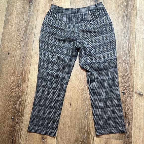 NWT Michael Stars Plaid Smart Pant Size M - Picture 4 of 10